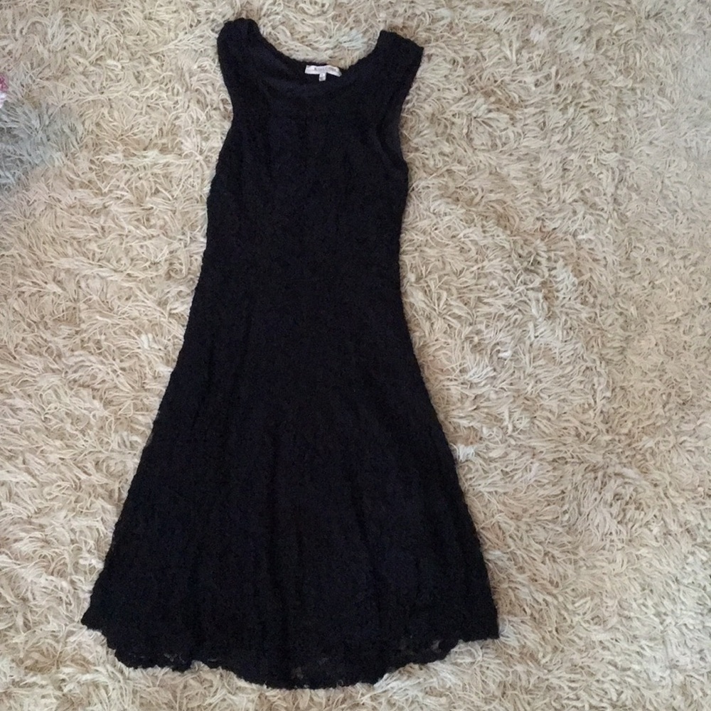 Black lace dress